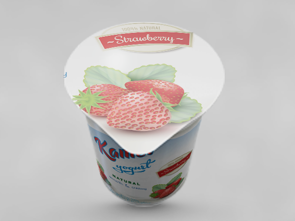 Kamet Dairy Yoghurt Cups Branding